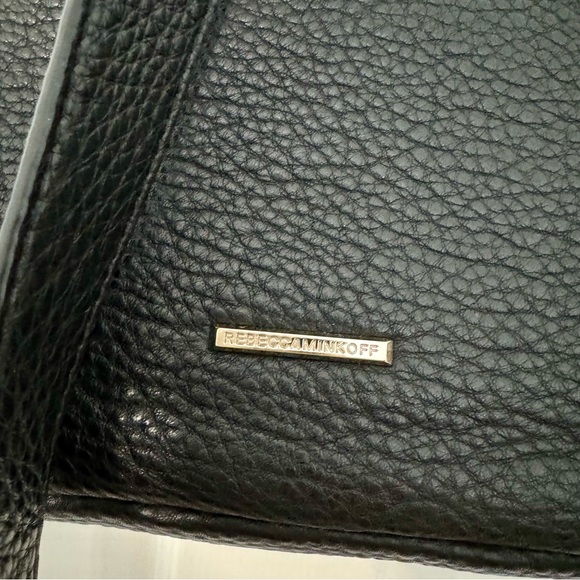 Rebecca Minkoff large Julian black pebble leather backpack with gold hardware - Picture 8 of 9